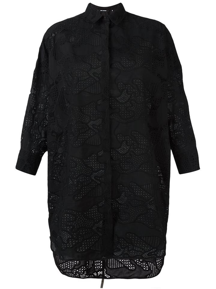 Neil Barrett Macrame Lace Blose