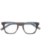 Saint Laurent 'sl 139 Slim' Glasses, Grey, Acetate