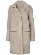 Plume Sprung Fréres Zip Pocket Coat - Neutrals