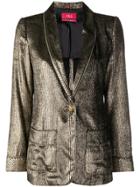 F.r.s For Restless Sleepers Metallic Blazer