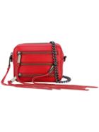 Rebecca Minkoff - 5 Zip Crossbody Bag - Women - Cotton/leather - One Size, Red, Cotton/leather