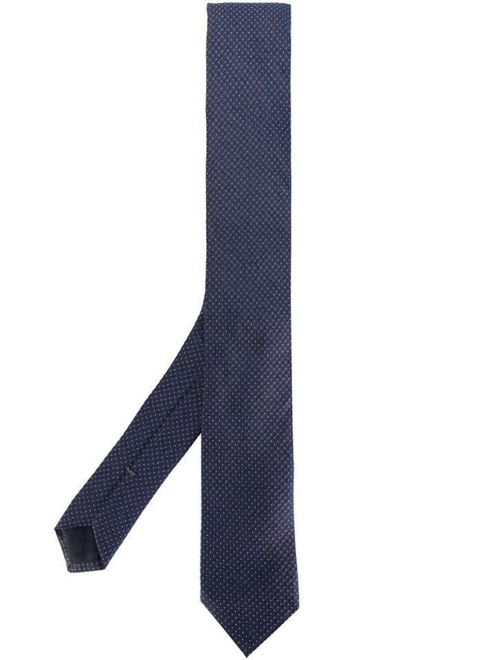 Boss Hugo Boss Micro Polka-dot Tie - Blue