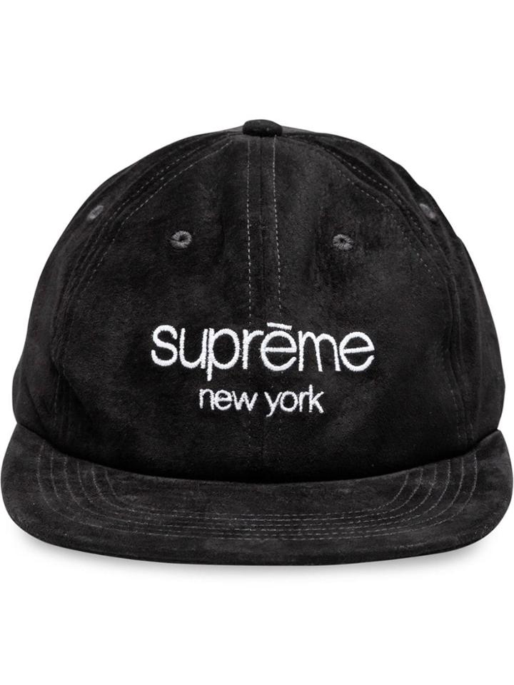 Supreme Logo Cap - Black