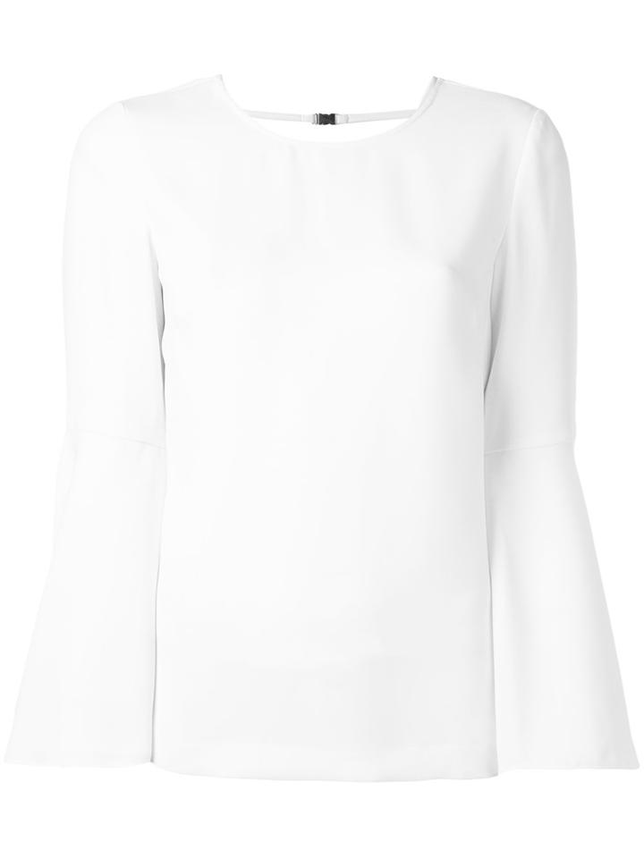Elizabeth And James Open Back Blouse - White