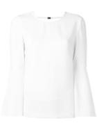Elizabeth And James Open Back Blouse - White