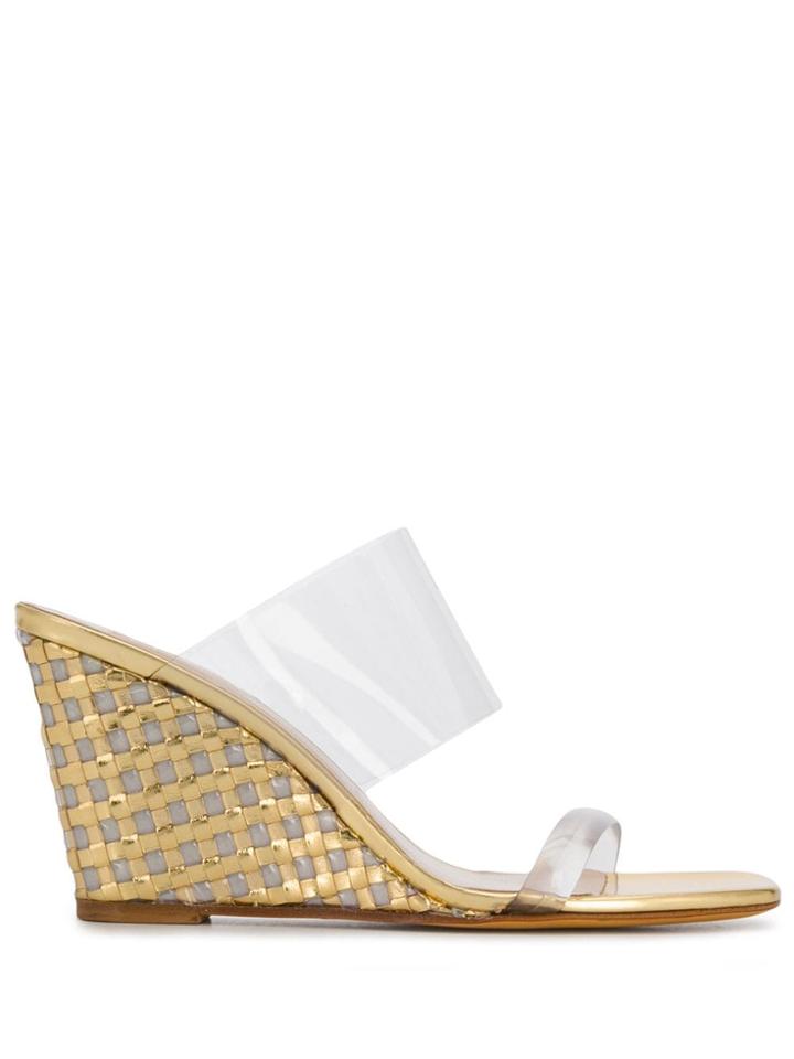 Maryam Nassir Zadeh Olympia Wedge Sandals - Gold