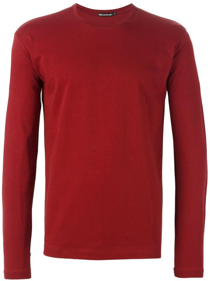 Issey Miyake Men Basic Long Sleeved T-shirt