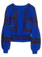 Cynthia Rowley Willa Intarsia Sweater - Blue