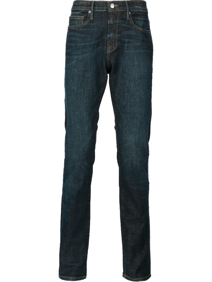 Frame Denim 'bend' Slim Fit Jeans, Men's, Size: 31, Blue, Cotton/polyester/spandex/elastane