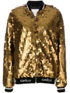 Gaelle Bonheur Metallic Bomber Jacket