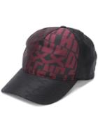 Ermenegildo Zegna Letter Print Cap - Black