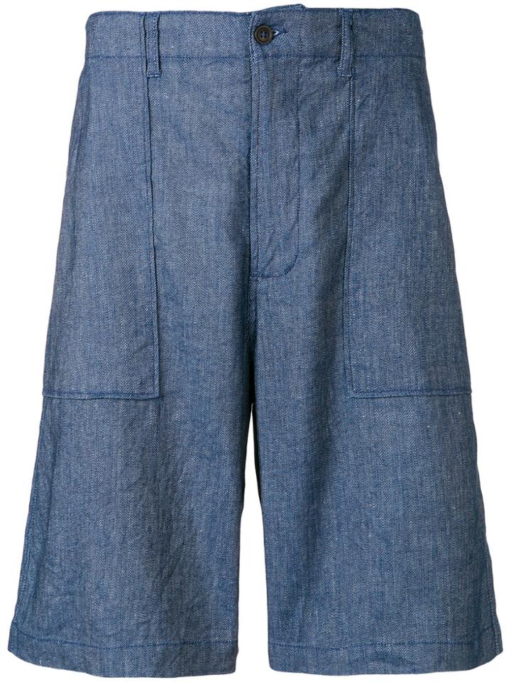 Universal Works Fatique Shorts - Blue