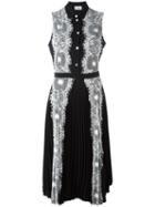 Ainea Lace Panel Dress, Women's, Size: 44, Black, Polyester