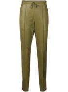 Joseph Matt Side-stripe Trousers - Green