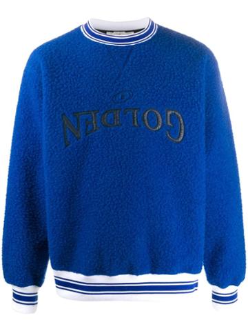 Golden Goose Fleece Logo Sweatshirt - Blue