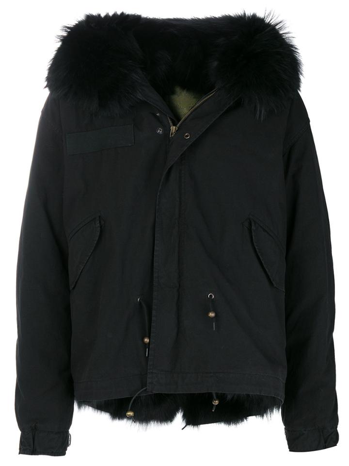 Mr & Mrs Italy Short Parka - Black