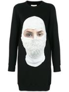 Ih Nom Uh Nit Future Print Long Sweatshirt - Black
