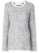 Victoria Victoria Beckham Textured Jumper - Grey