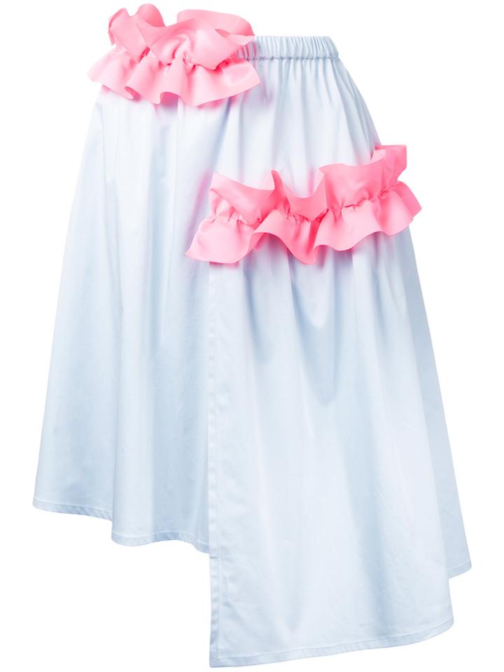 Paskal Asymmetric Skirt - Blue