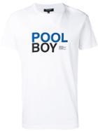 Ron Dorff Pool Boy Print T-shirt - White