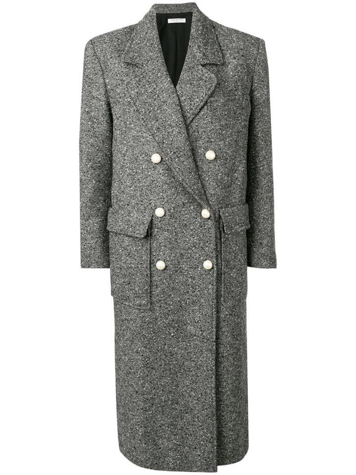 Philosophy Di Lorenzo Serafini Classic Double-breasted Coat - Black