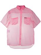 Miu Miu Sheer Silk Shirt - Pink