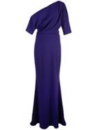 Badgley Mischka One Shoulder Gown - Purple