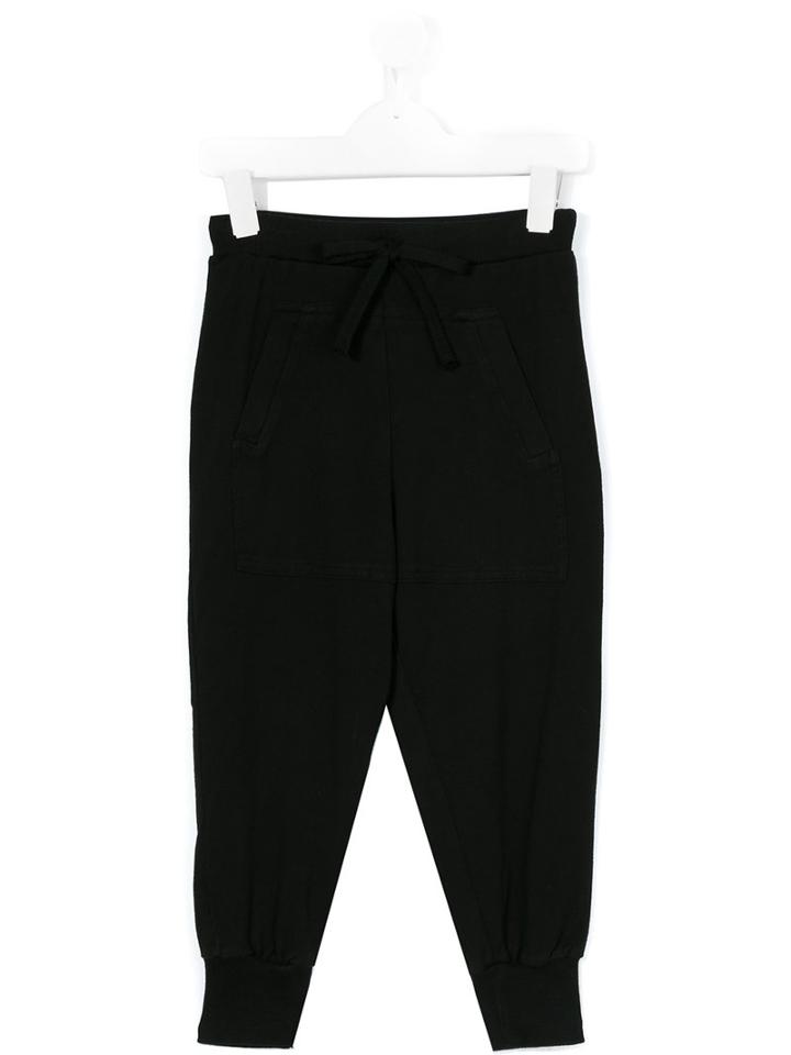 Lost And Found Kids - Marsupio Trousers - Kids - Cotton - 6 Yrs, Black