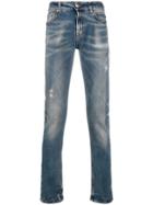 7 For All Mankind Faded Effect Jeans - Blue