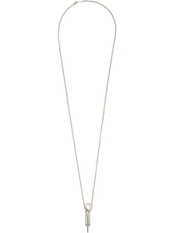 Tobias Wistisen Interlocked Pendant Necklace - Silver