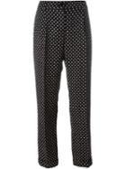 Dolce & Gabbana Polka Dot Brocade Trousers