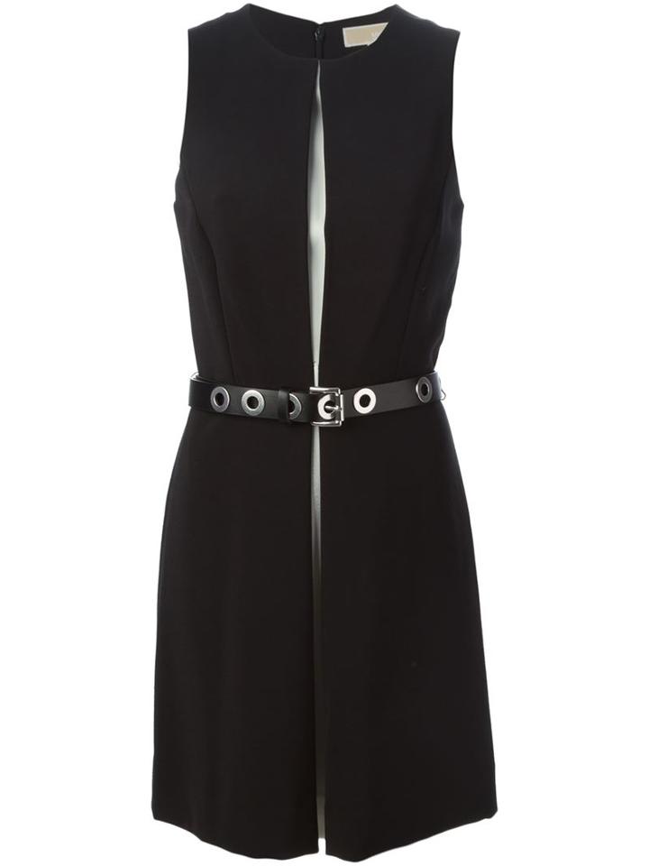 Michael Michael Kors Sleeveless Belted Dress
