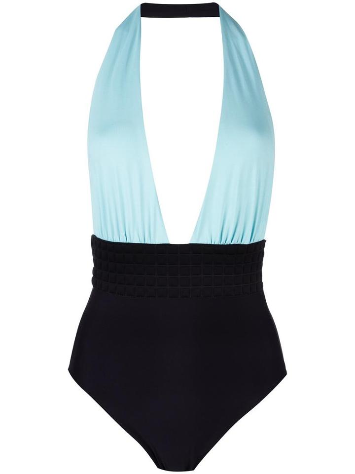 Sumarie 'st Germain' Swimsuit, Women's, Size: Small, Blue, Spandex/elastane