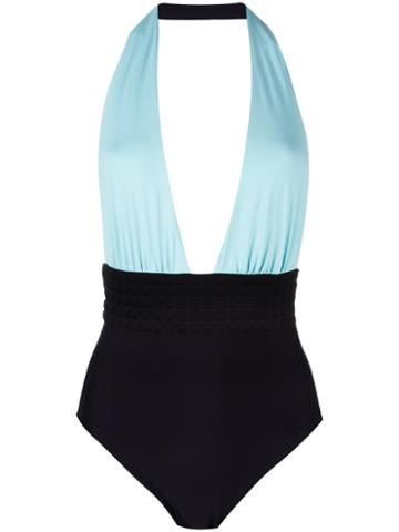 Sumarie 'st Germain' Swimsuit, Women's, Size: Small, Blue, Spandex/elastane