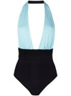 Sumarie 'st Germain' Swimsuit, Women's, Size: Small, Blue, Spandex/elastane