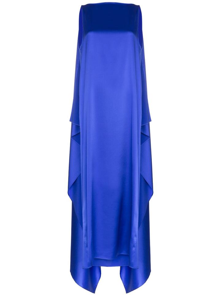 Bernadette Judy Cape-effect Maxi Dress - Blue