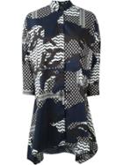Neil Barrett Patterned Camouflage Shirt Dress
