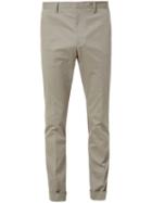 Gucci Turn Up Cuff Cotton Trousers - Neutrals