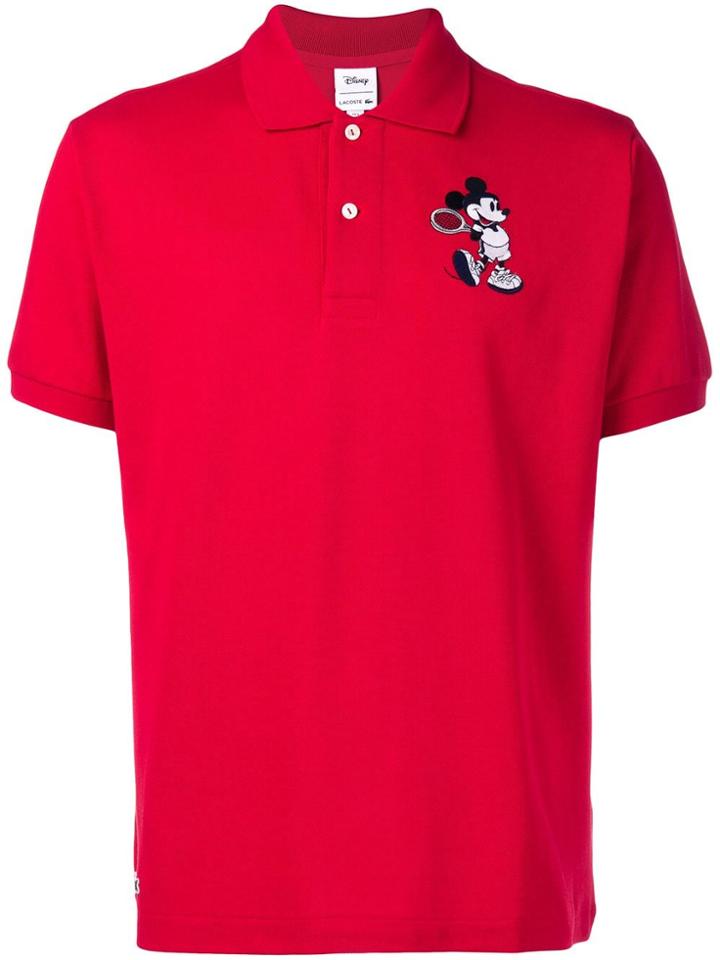 Lacoste Mickey Mouse Polo Shirt - Red