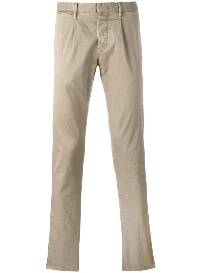 Incotex Slim-fit Trousers, Men's, Size: 33, Nude/neutrals, Cotton/spandex/elastane