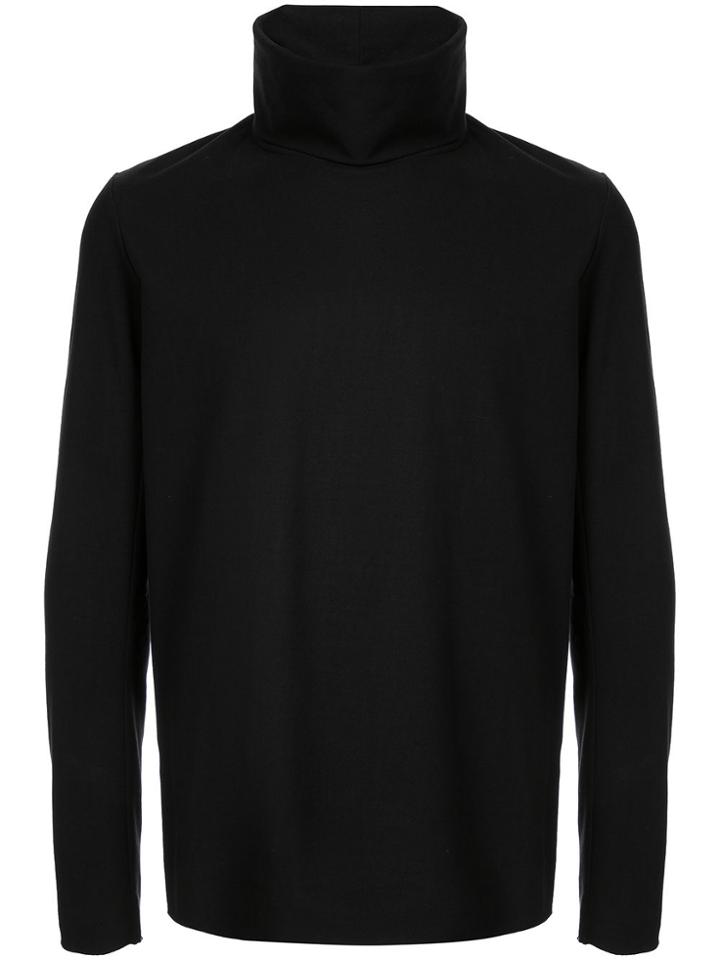 Attachment Turtle Neck Jumper - Black
