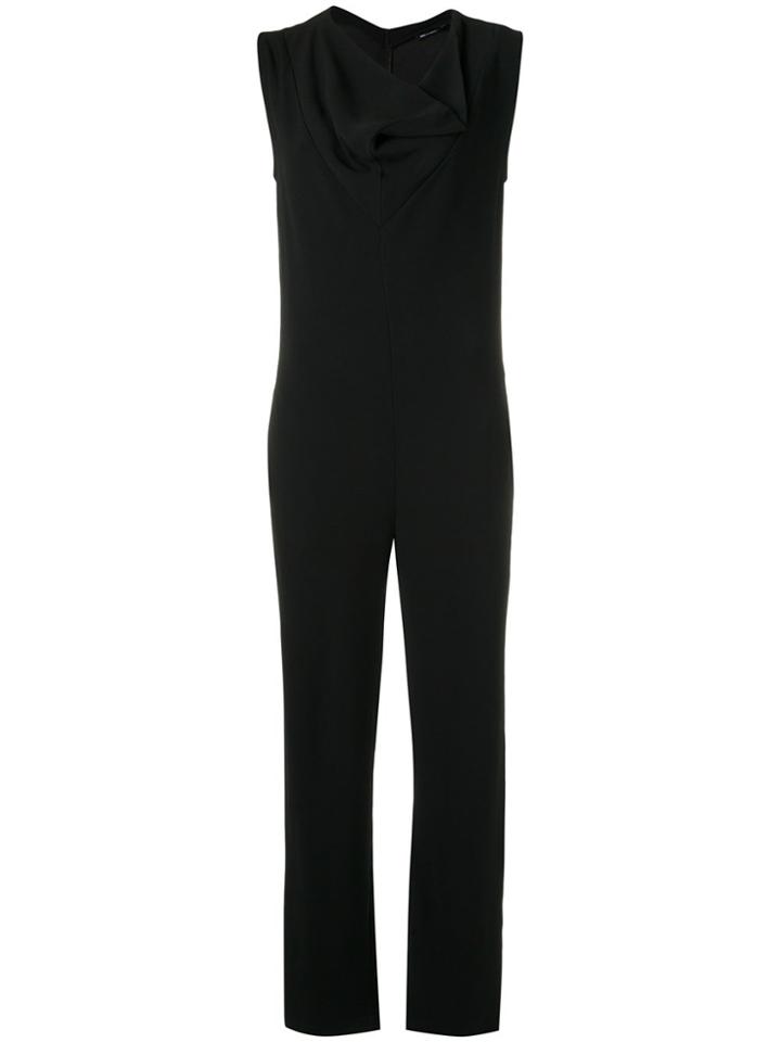 Uma Raquel Davidowicz Draped Jumpsuit - Black