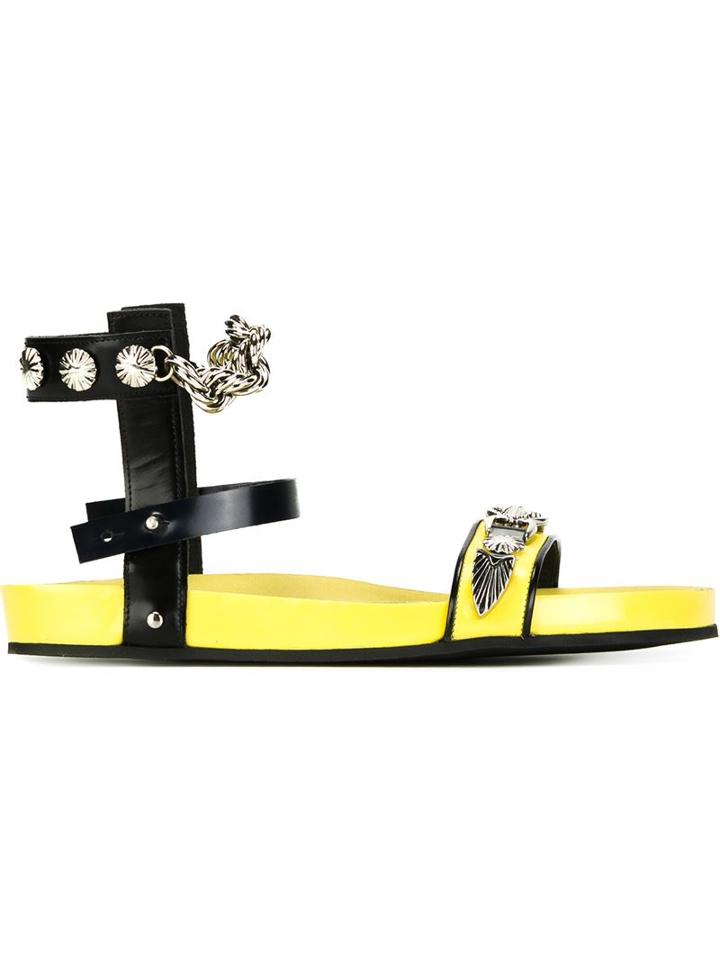 Toga Embellished Flat Sandals