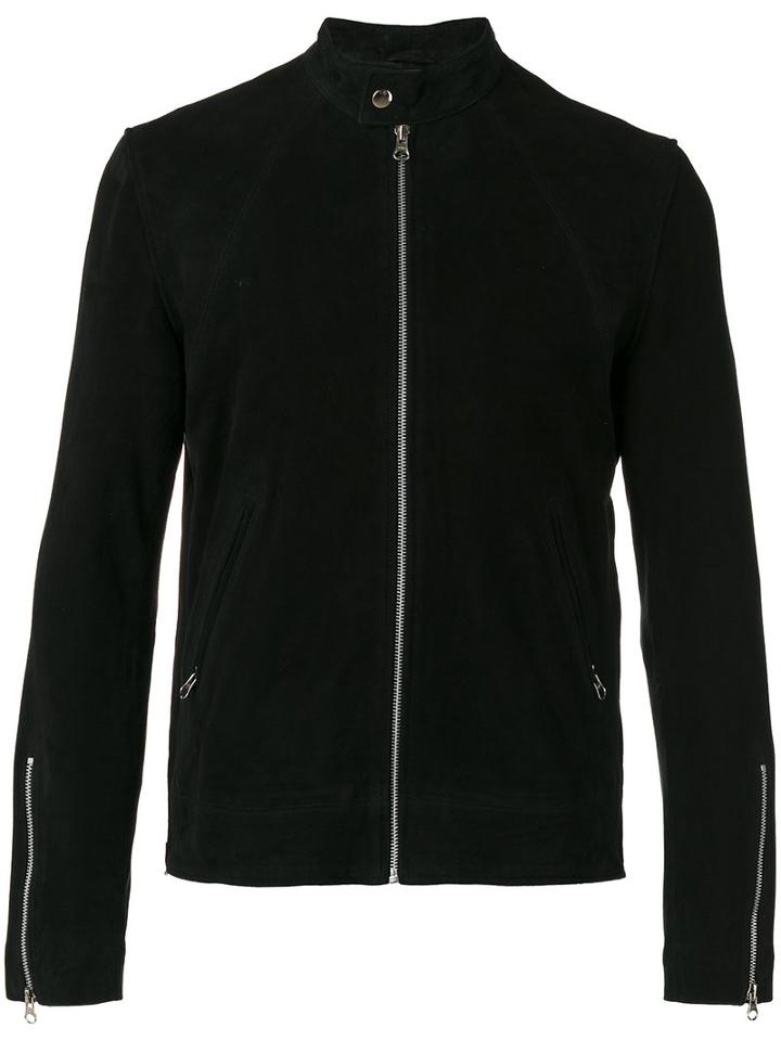 Munderingskompagniet Osaka Suede Jacket, Men's, Size: Large, Black, Cotton/leather/polyester