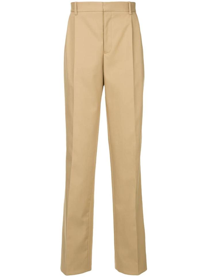 Calvin Klein 205w39nyc Straight-leg Tailored Trousers - Brown