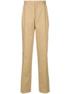 Calvin Klein 205w39nyc Straight-leg Tailored Trousers - Brown