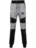Plein Sport Panelled Sweatpants - Black
