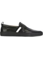 Bally Striped Detail Slip-on Sneakers