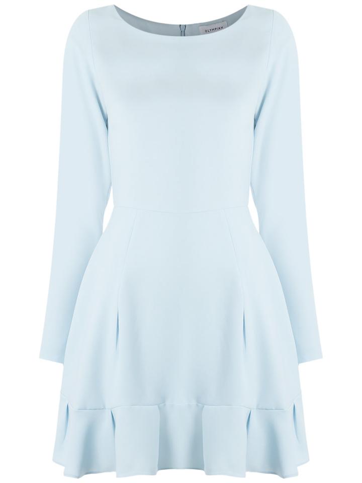 Olympiah - Long Sleeves Dress - Women - Polyester - 38, Blue, Polyester