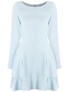 Olympiah - Long Sleeves Dress - Women - Polyester - 38, Blue, Polyester